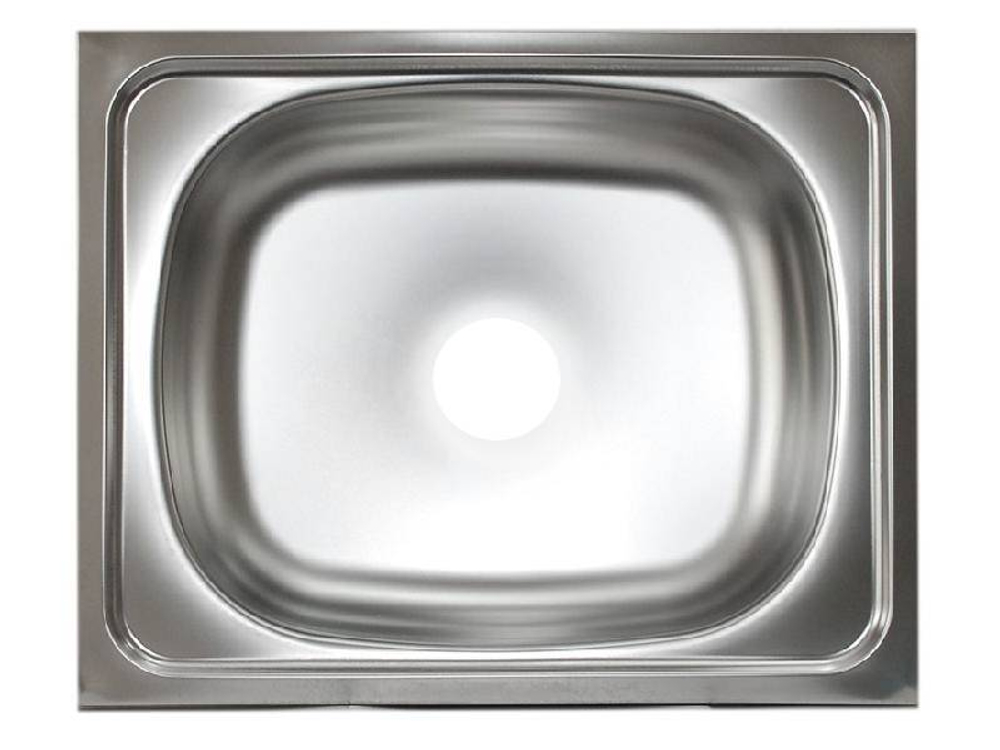 Мойка накладная нержавейка 40*50см, глубина 130/100мм, без сифона