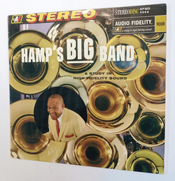 Винтажная виниловая пластинка LP Lionel Hampton And His Orchestra Hamps Big Band (France 1962)