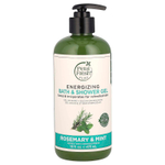 Petal Fresh, Pure, бодрящий гель для ванны и душа, розмарин и мята, 475 мл (16 жидк. унц.)