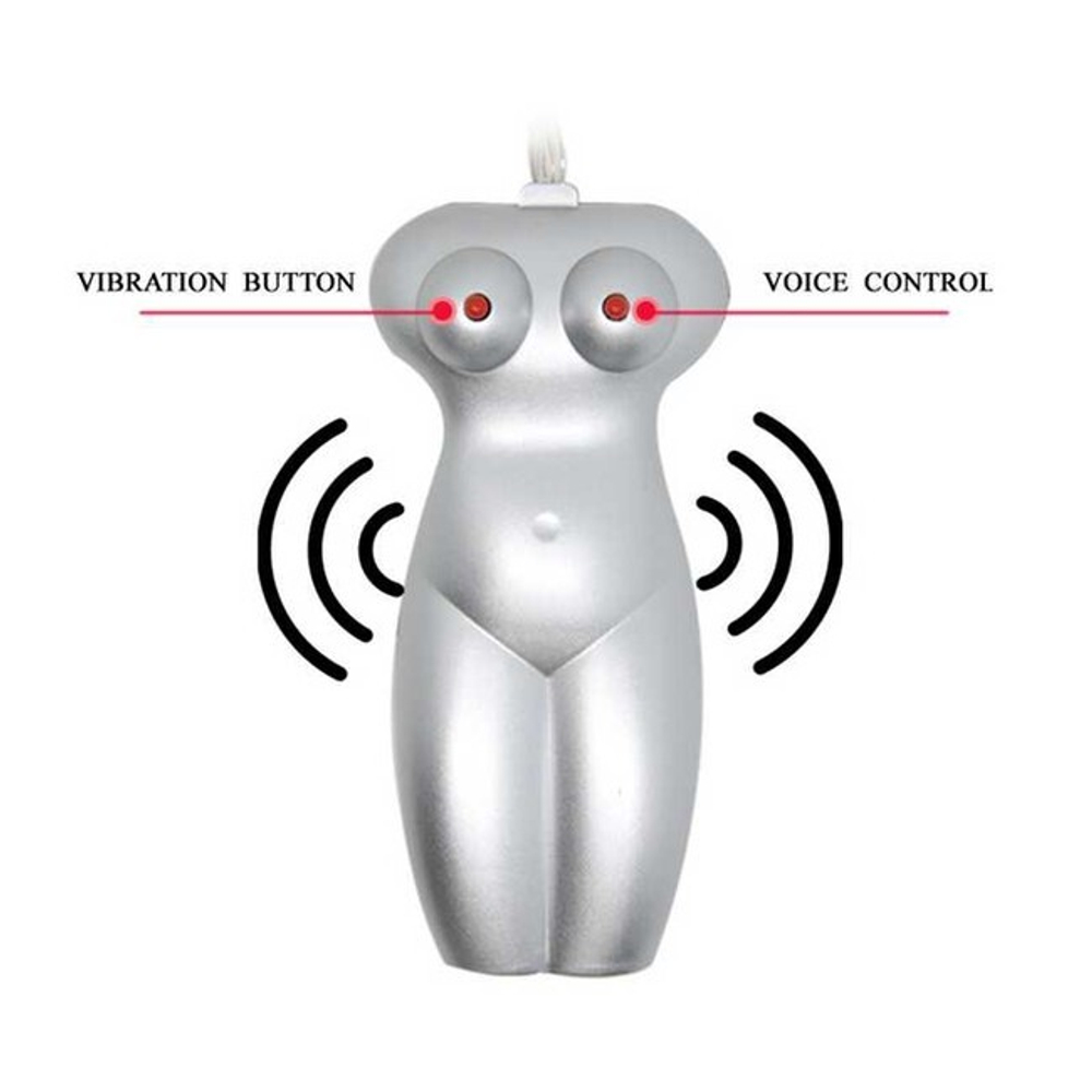 Мастурбатор реалистик Baile вагина и анус с вибрацией, телесный (Цвет: телесный)