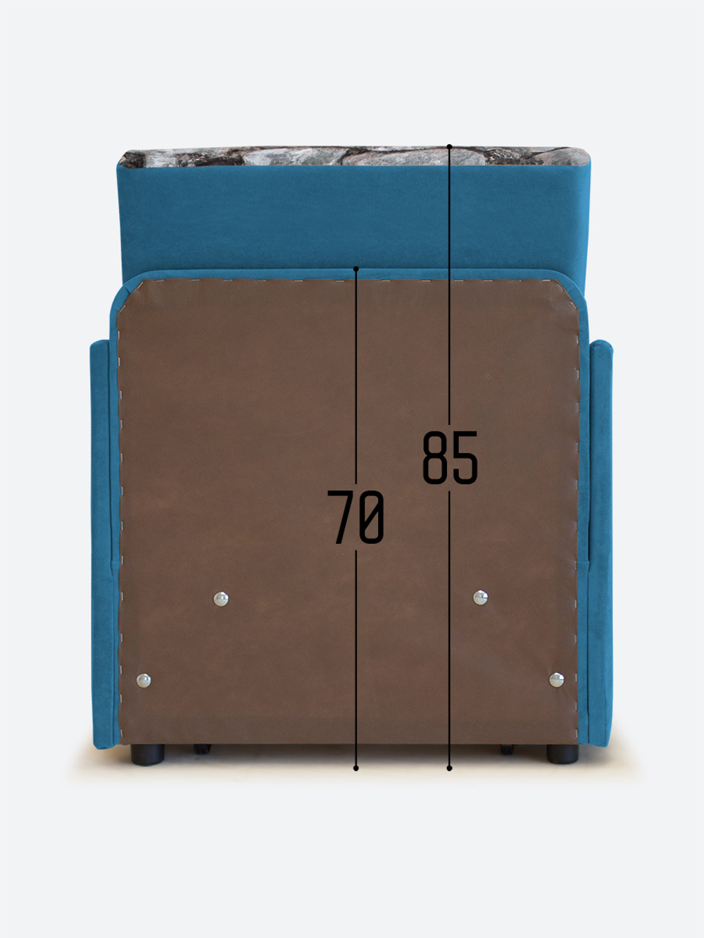 Кресло-кровать "Миник" с подлокотниками Dream Denim купон Тигр