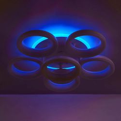 Citilux Паркер Смарт CL225A160E RGB Умная люстра Белая