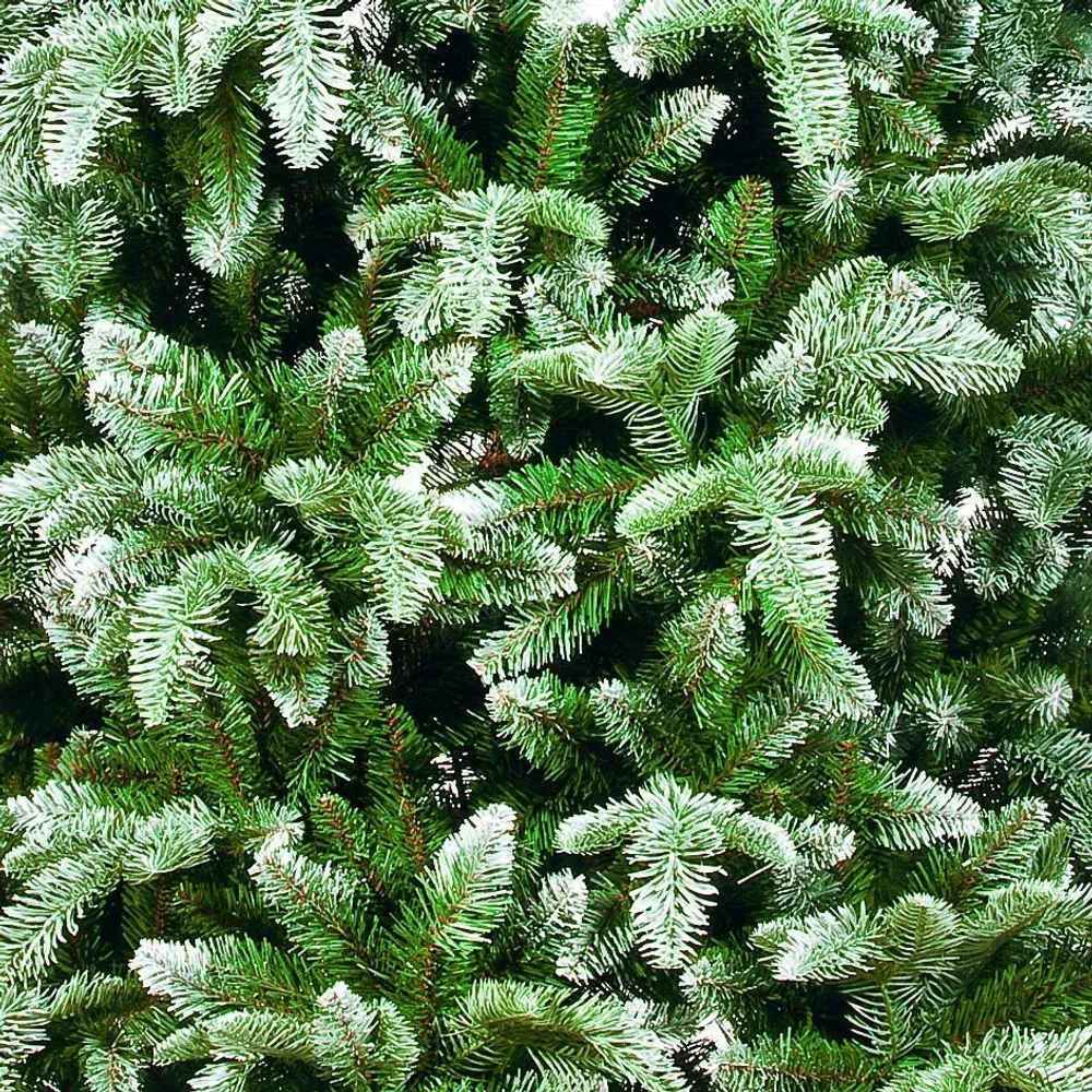 Елка Нормандия утонченная заснеженная 185 см., литая хвоя+пвх, Triumph Tree (73855)