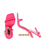 Кожаные босоножки на шпильках Kat Maconie - розовый(ESIDA)