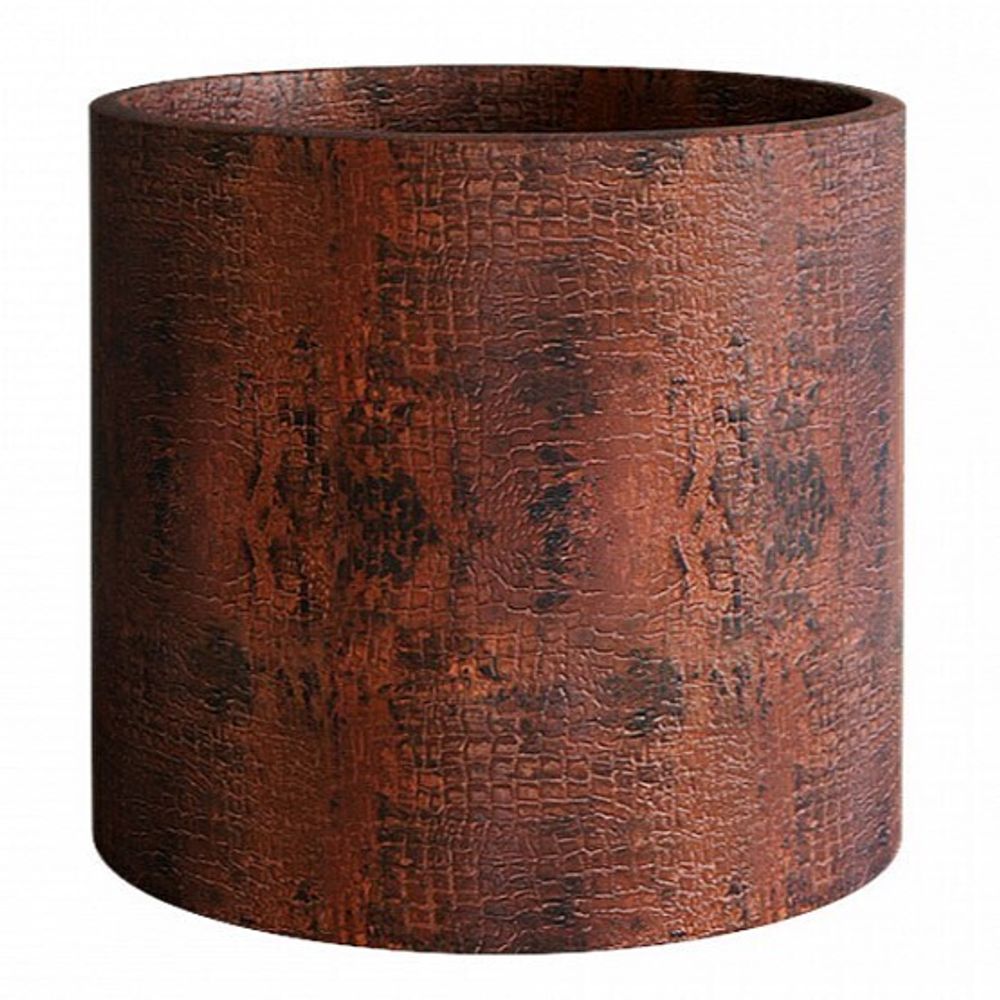 Кашпо CYLINDER CROCODILE D50 H65