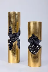 Ваза Titan Core 39 см, золото