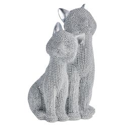 ФИГУРКА ДЕКОРАТИВНАЯ "КОШКИ" 13Х10,8Х21 СМ