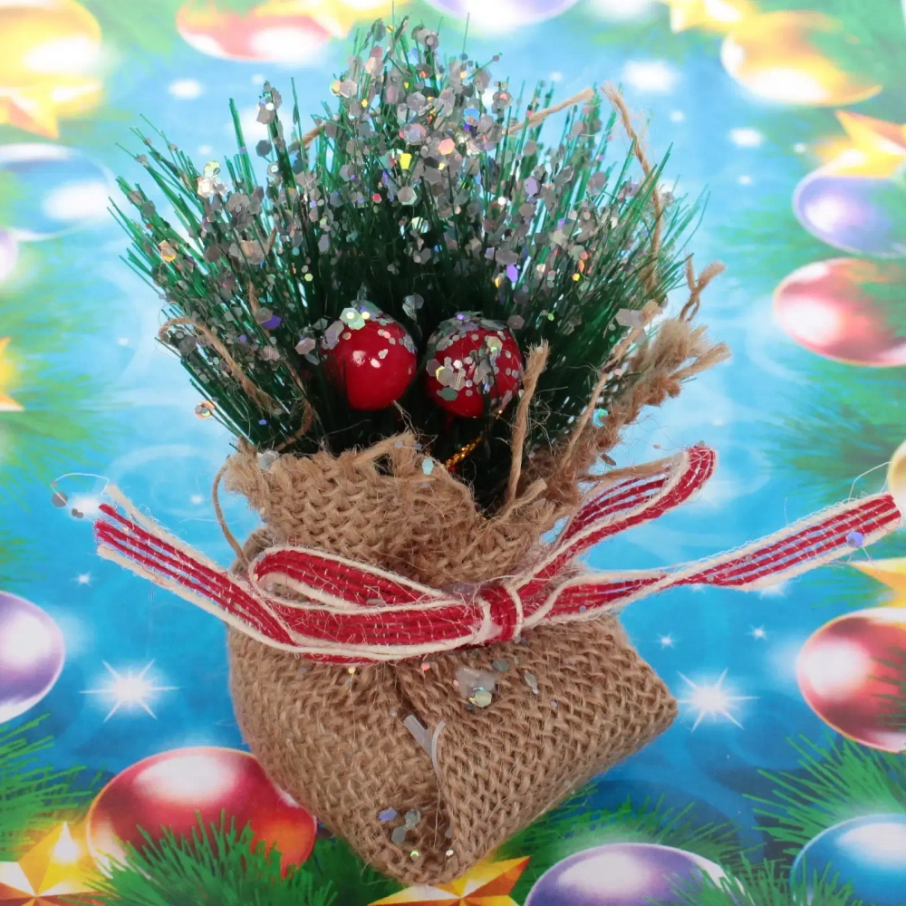 Композиция новогодняя «Зимнее настроение» 11 см