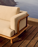 3-местный диван Turqueta из массива тикового дерева 230 см