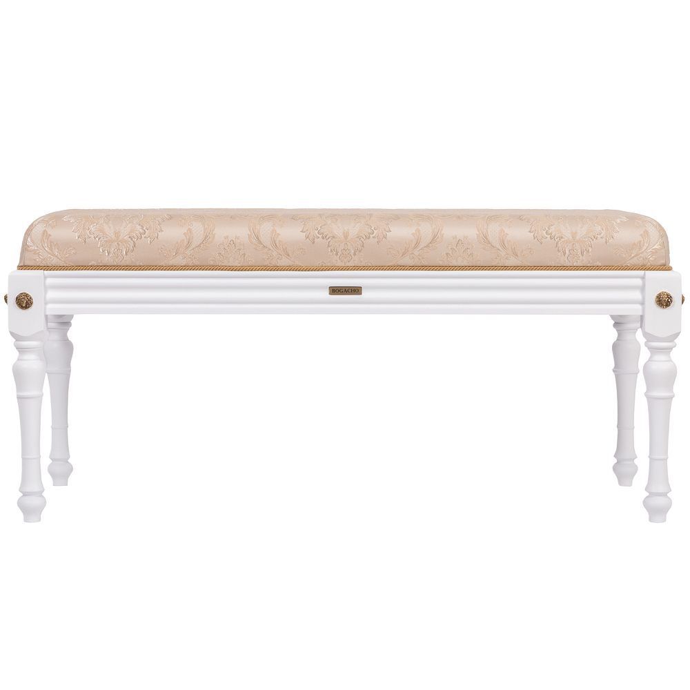 Банкетка Классика 2 Белый Каледония Айвори