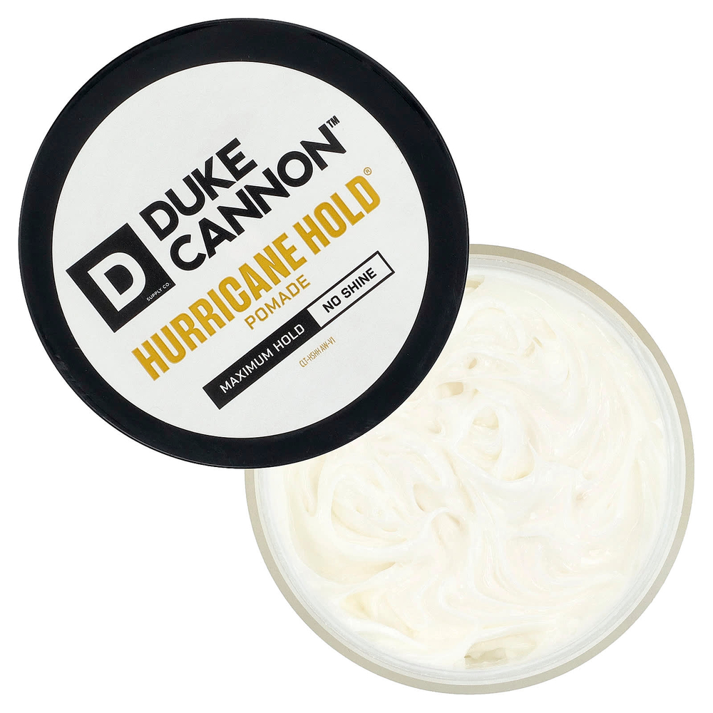 Duke Cannon Supply Co., Помада Hurricane Hold®, максимальная фиксация, без блеска, 130 г (4,6 унции)