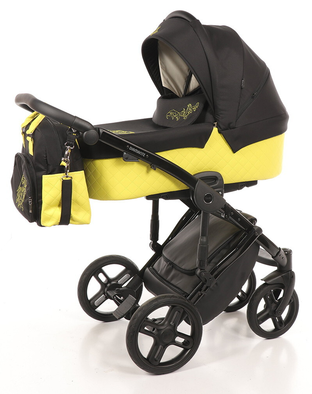 Детская коляска Nuovita Diamante 2 в 1 Giallo / Желтый