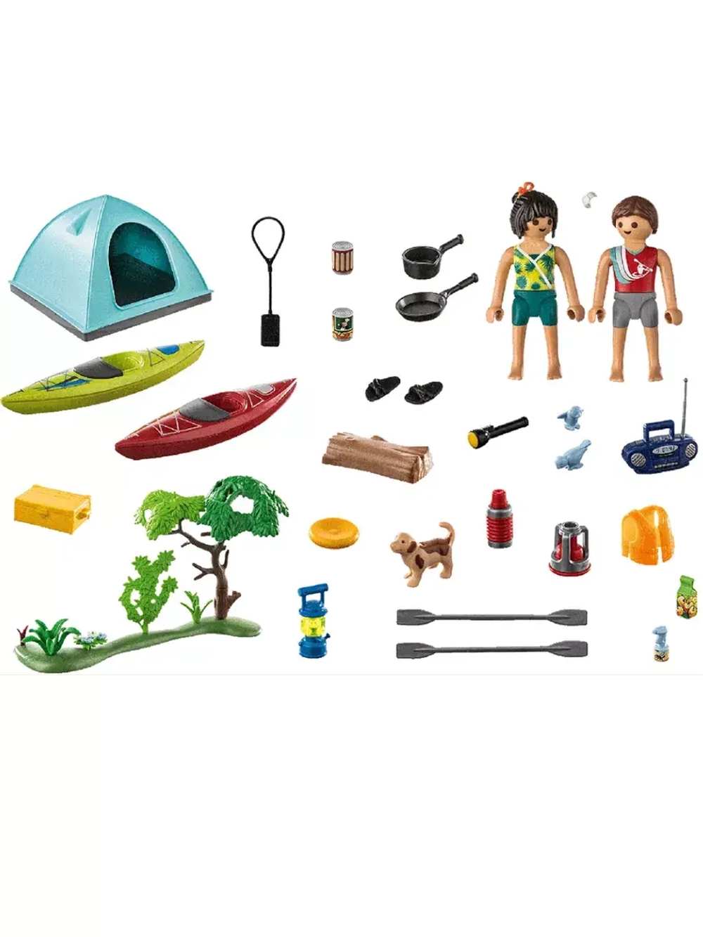 Семейное развлечение Палатка для кемпинга Playmobil 71425