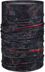 Тонкая зимняя бандана-труба Buff Thermonet Emgy Graphite