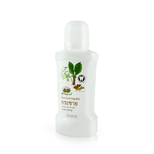 Ополаскиватель для полости рта на основе экстракта Безенбергии круглой Herbal Mouthwash Lesser Galanga Abhaibhubeijr