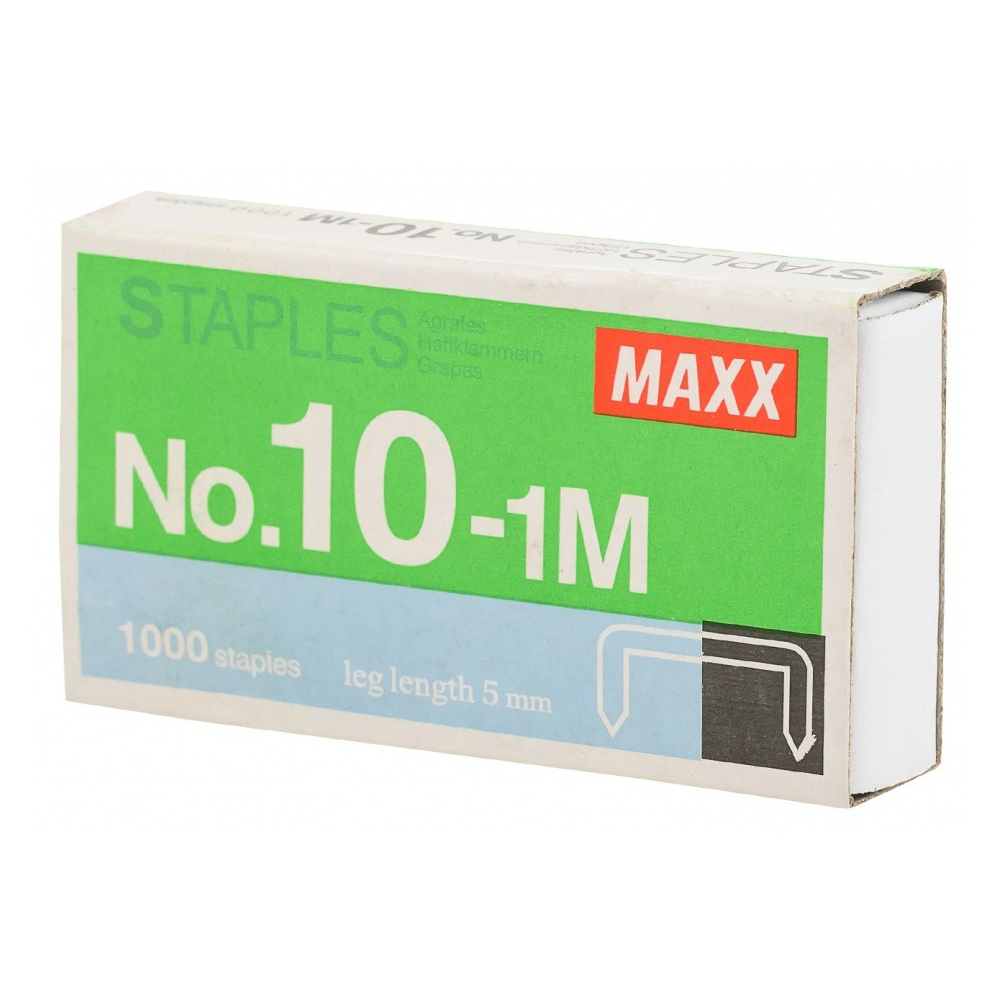 Скобы для степлера №10 Basir, 1000 шт, металлические, 5*8.4 мм