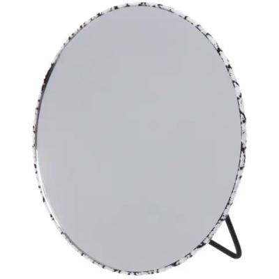 Зеркало настольное «ФРАТЕЛЛИ», серо-белый цвет, 15*15см (коробка)