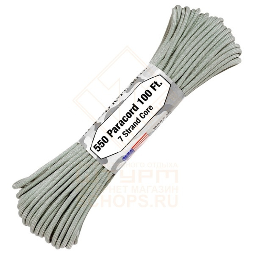 Паракорд 550 Atwood Rope USA 16 м, Grey