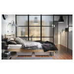 Двуспальная кровать - IKEA TARVA/LURÖY/LUROY, 200х160 см, сосна, ТАРВА/ЛУРОЙ ИКЕА