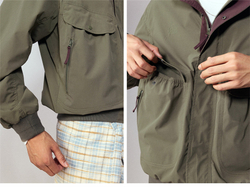 Куртка Nothomme Monterest Outdoor Water-Repellent Retro Mountain Style Color-Block Loose Fit Stand Collar Workwear Jacket