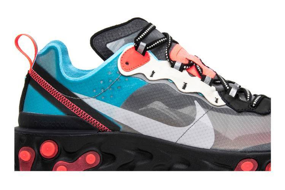 Кроссовки Nike React Element 87 Blue Chill Solar Red