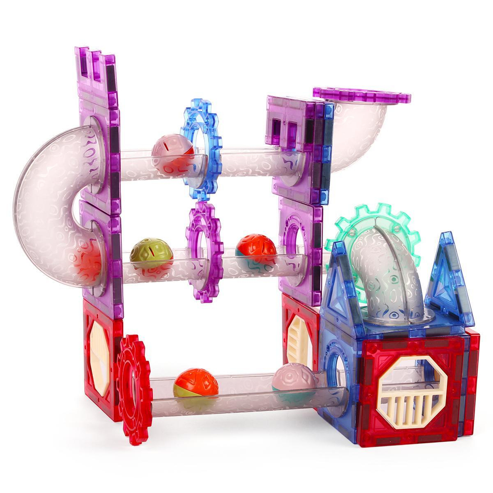 Конструктор магнитный 58эл., коробка 6618A