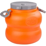Канистра-бочка Байкал 20л (оранжево-серый) (комплект 6 шт)