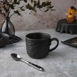 Кружка 370 мл d 9,7 см h8 см Black Raw Wood P.L. Proff Cuisine [6]