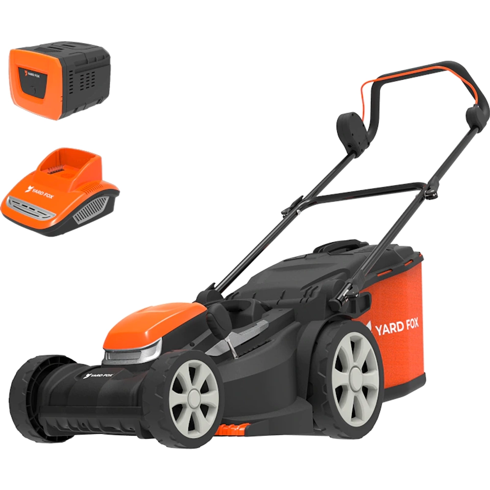 Аккумуляторная газонокосилка YARD FOX EL 3435 B SET 40В нож 34 см, EL 3435 B