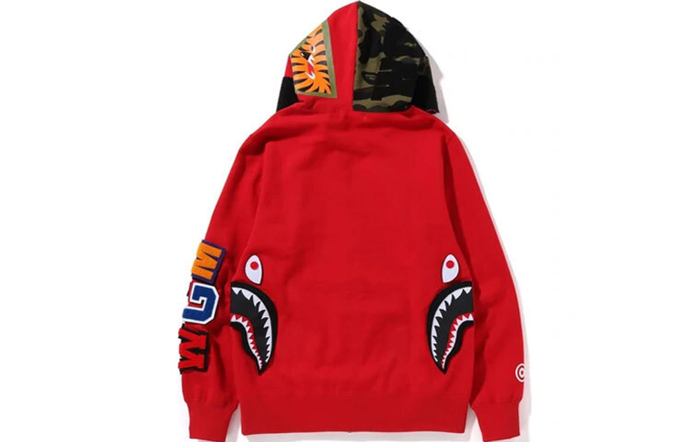 Худи A BATHING APE Detachable Shark Full Zip Hoodie, 1H80-115-013