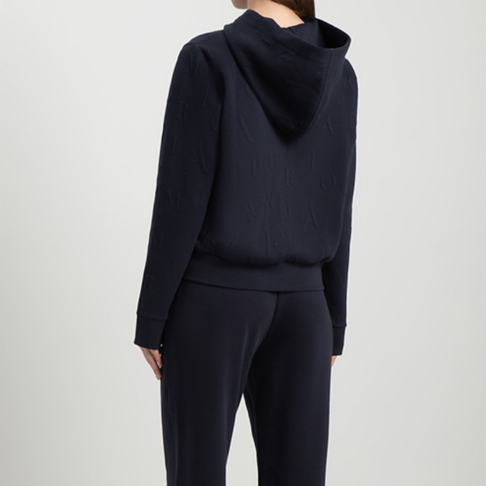 Женская толстовка темно-синяя Emporio Armani EW000392_AF15357