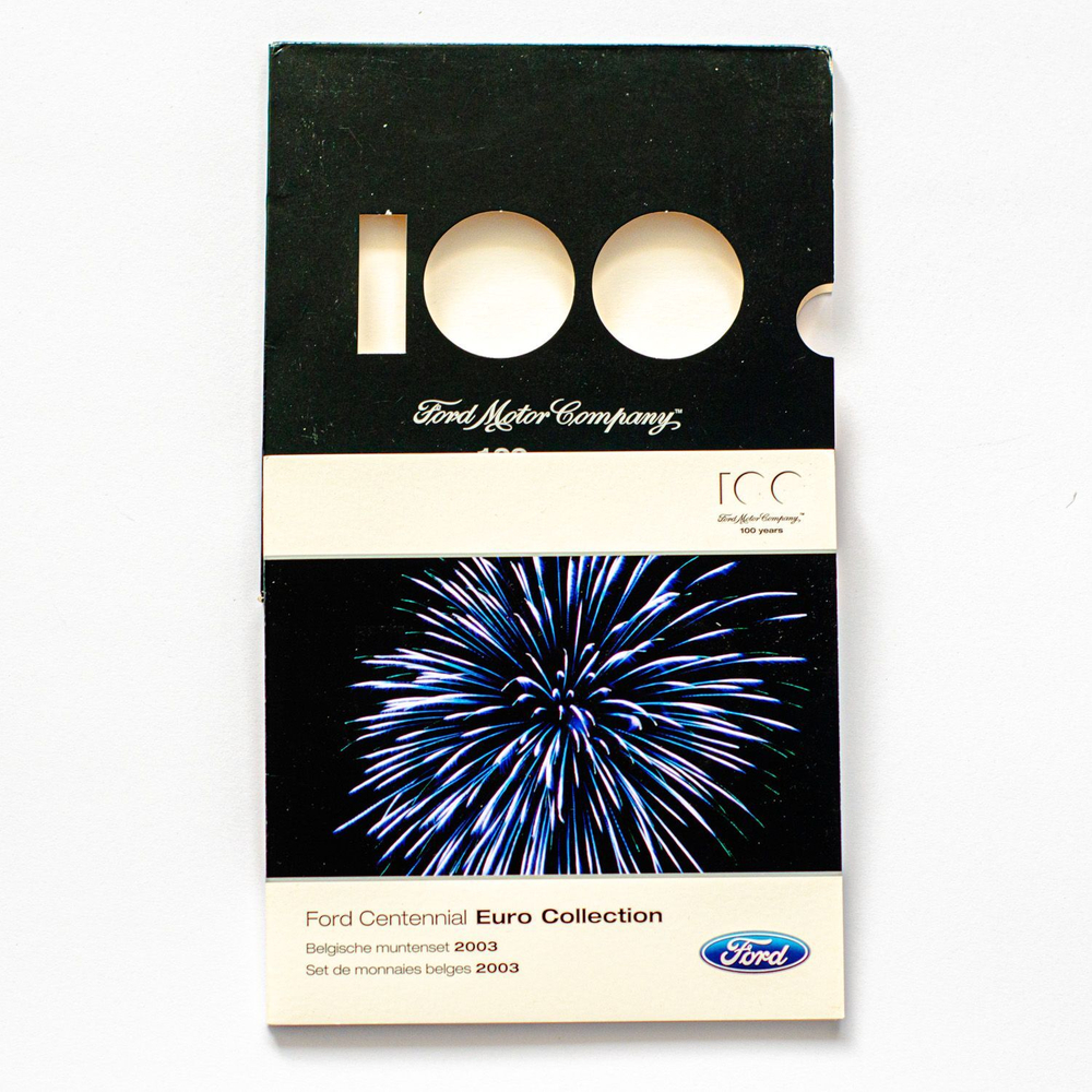 Belgium 2003 Year Set "Ford Centennial" with Commemorative Medal