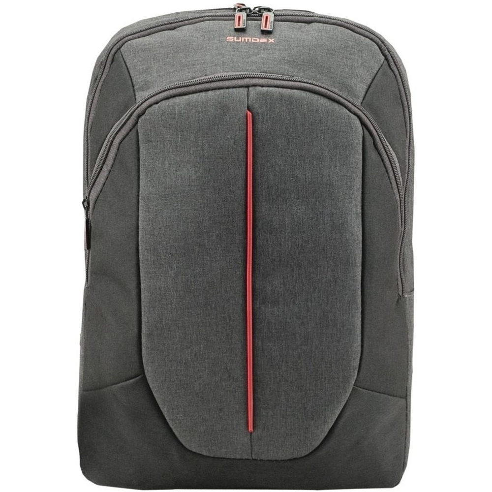Рюкзак SUMDEX PON-263GY(полиэстр серый до 15,6")
