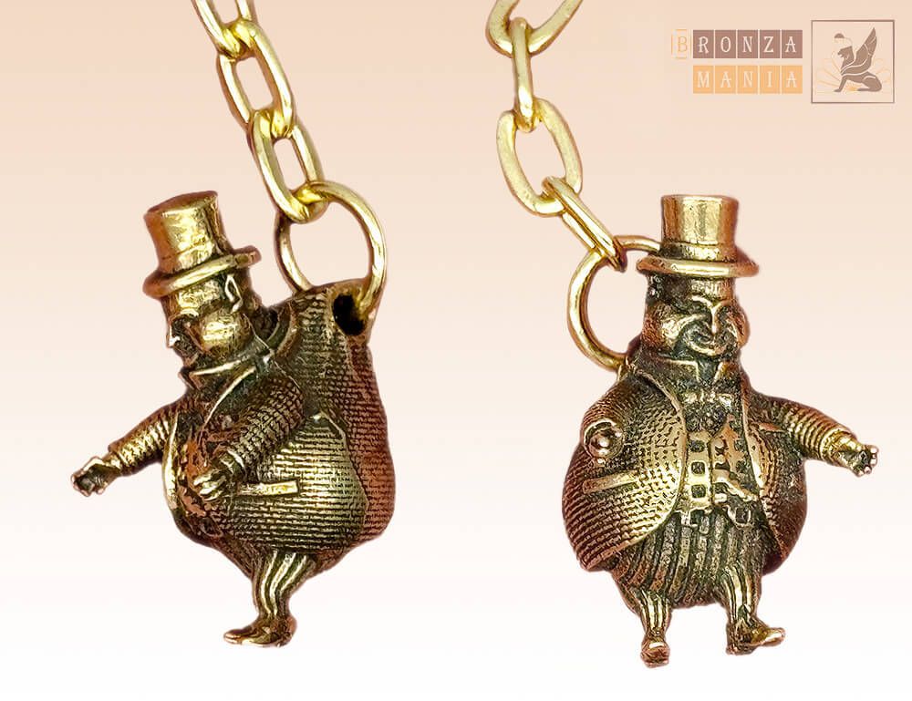 брелок Буржуй загребушка - Банкир кошельковый