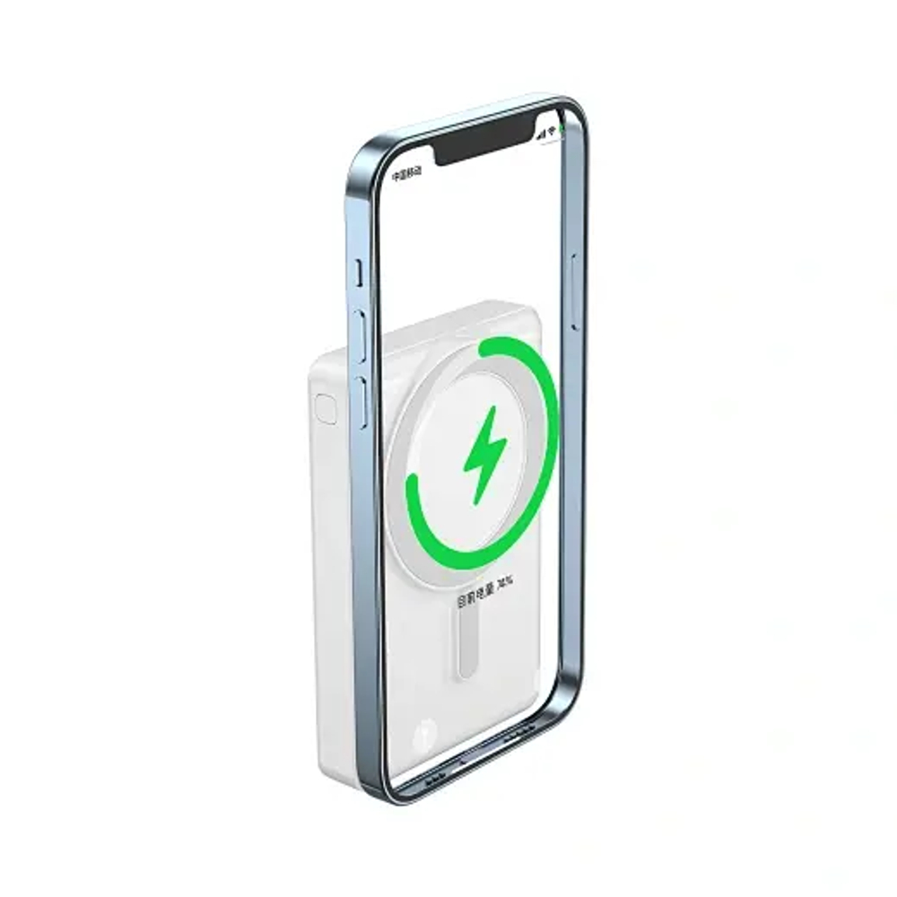 Внешний АКБ WiWU Magnetic,JC-20 10000mAh, MagSafe+подставка
