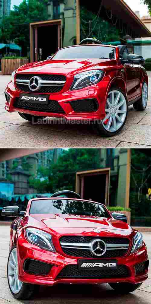 Детский электромобиль "Mercedes-Benz AMG HZB-188" красный