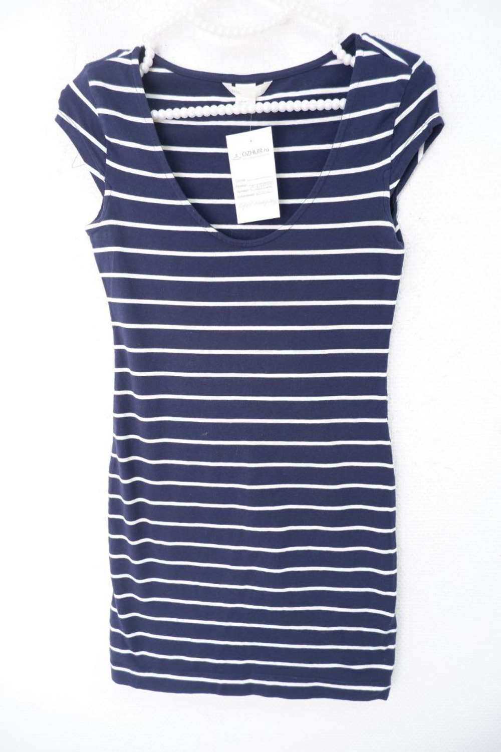 Платье H&M в полоску 42 размер