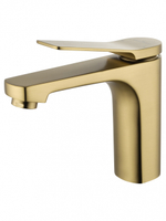 Смеситель для раковины WONZON & WOGHAND, Брашированное золото (WW-XH-013-BG)