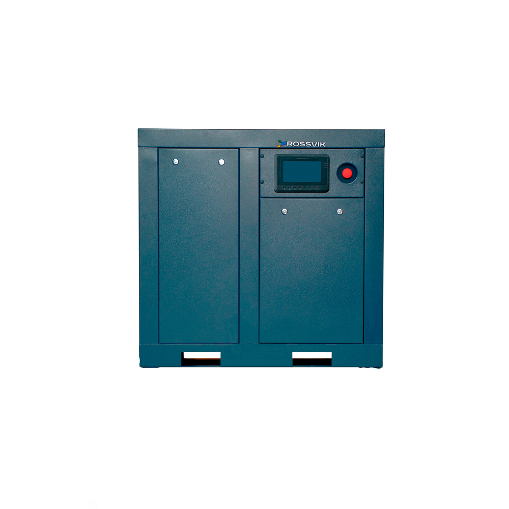 Компрессор винтовой ROSSVIK ВК20А-15, 1350 л/мин, 15 бар, 380 В, 15 кВт, серый