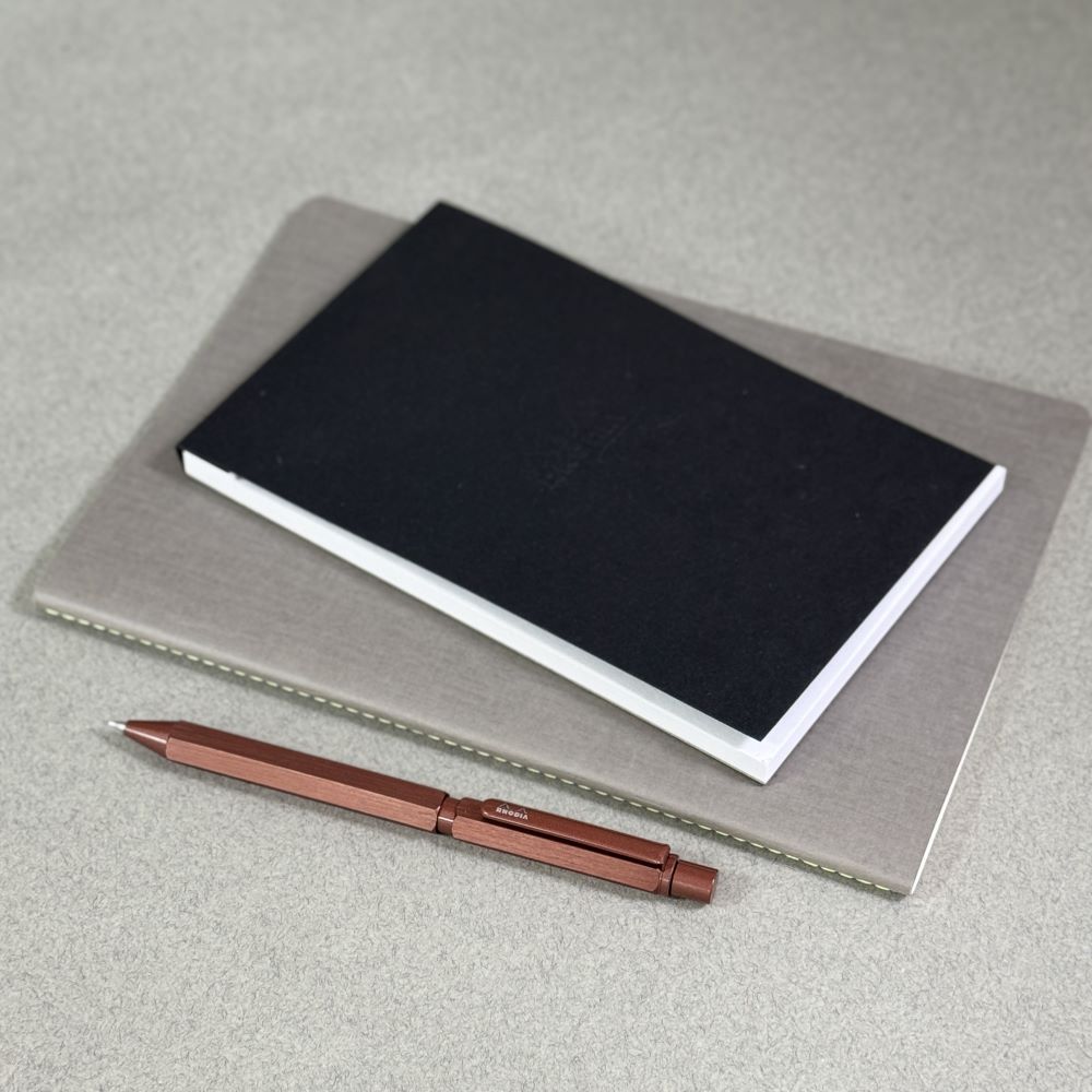 Ручка мультисистемная Rhodia 3 в 1 коричневая (9348C)