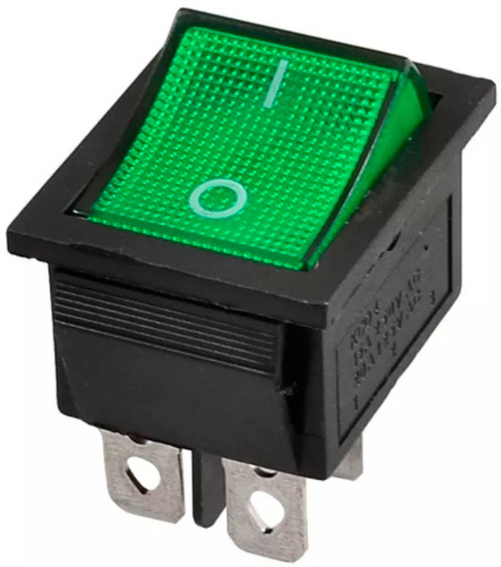 Переключатель SC 767(4) зеленый,широкий 120000006584