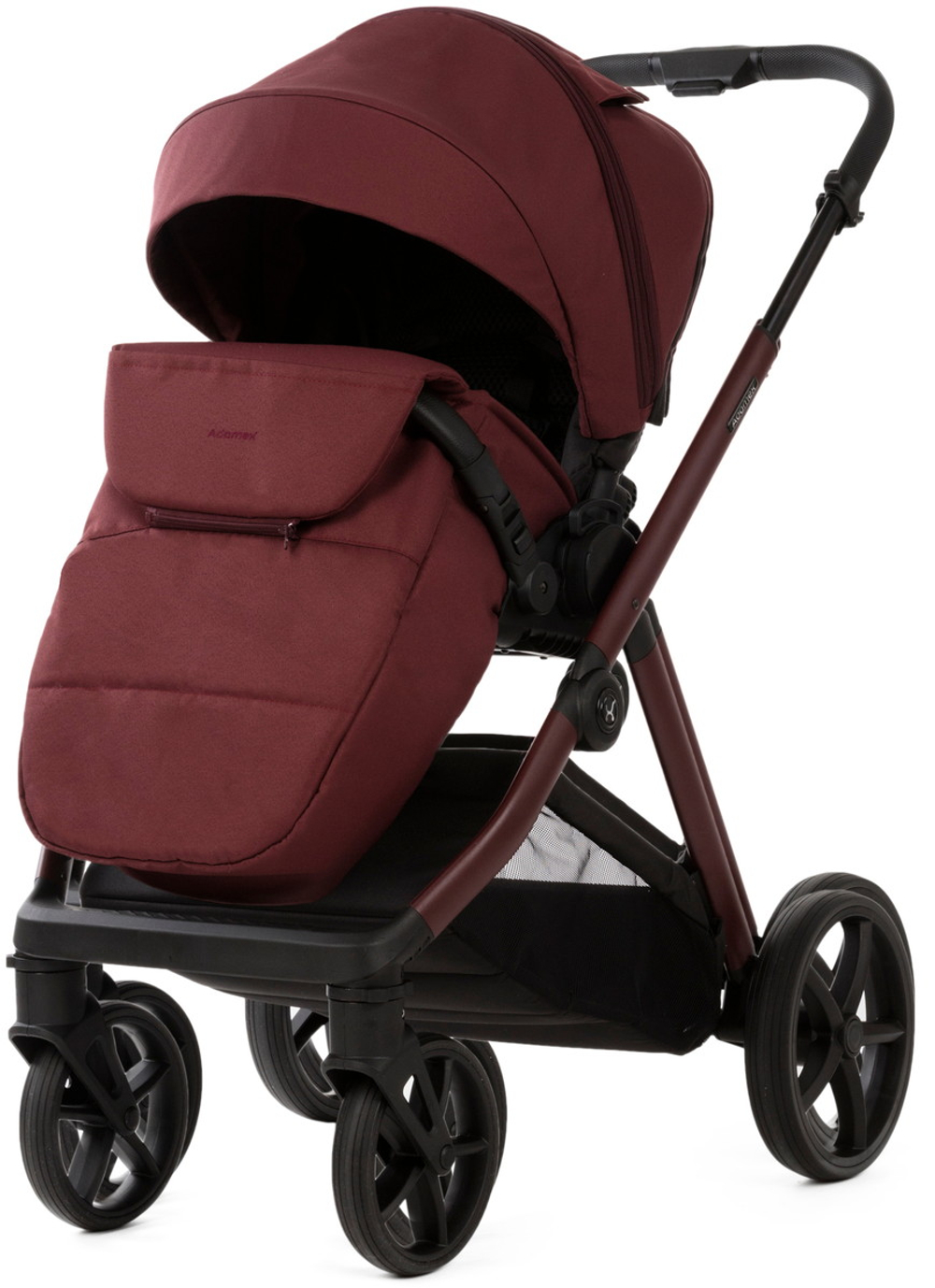 Детская коляска Adamex Sigma Natura 2 в 1 SI-18-RUBY (РУБИНОВЫЙ)