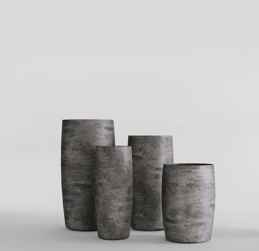 Кашпо, коллекция Concrete, форма CIGAR