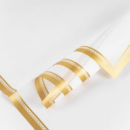 ЛИСТ "Золотой узор" 57*57/20шт БЕЛЫЙ