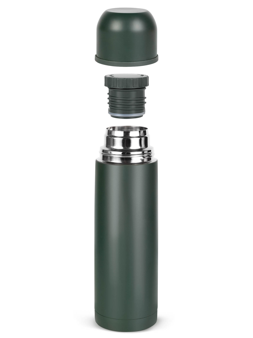 Термос Relaxika 101 (0,75 литра), хаки (без лого)