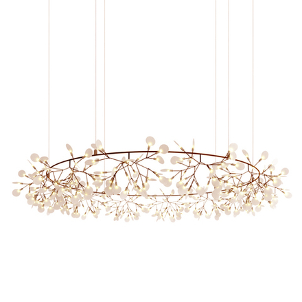 Pendant design lamp  Heracleum  Big O by Moooi (Brass,  D98)