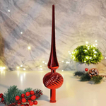 Макушка "Пика" 28см, цвет красный глянец, 28AD1-1