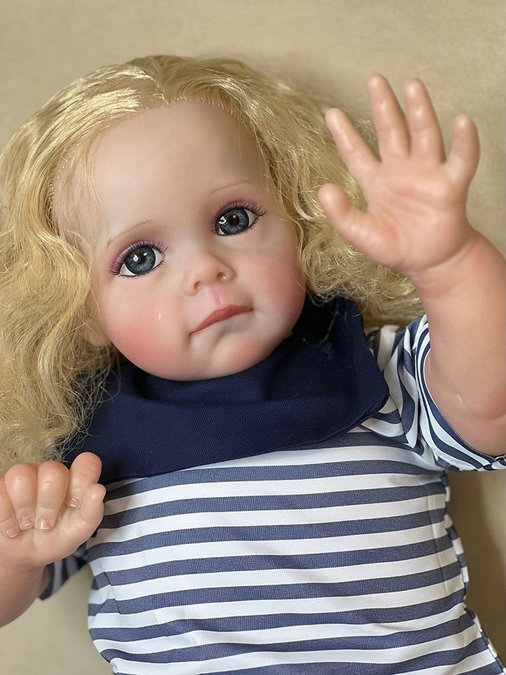 Кукла Реборн мягконабивная 60см в пакете (FA-419)