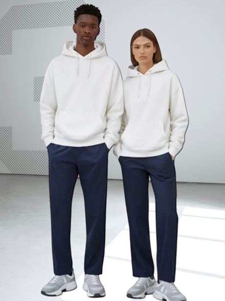 32231 Брюки прямые футер 3-х нитка начес темно-синий (54)