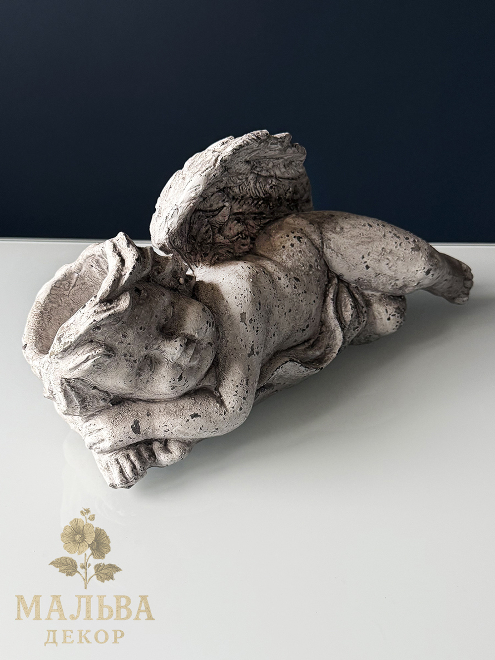 Декоративная фигура "Античный Ангел" 35,5x14x17см